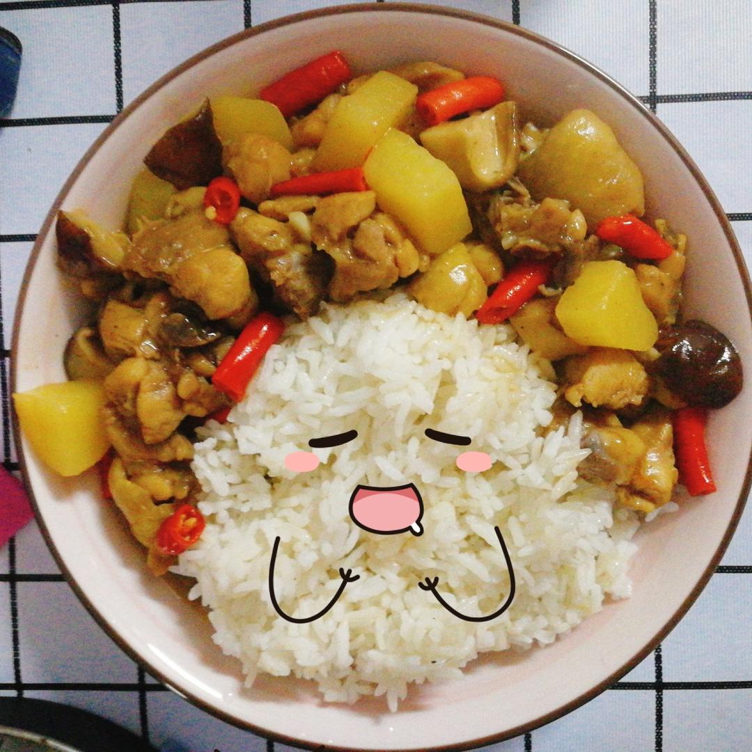 一人食土豆鸡饭