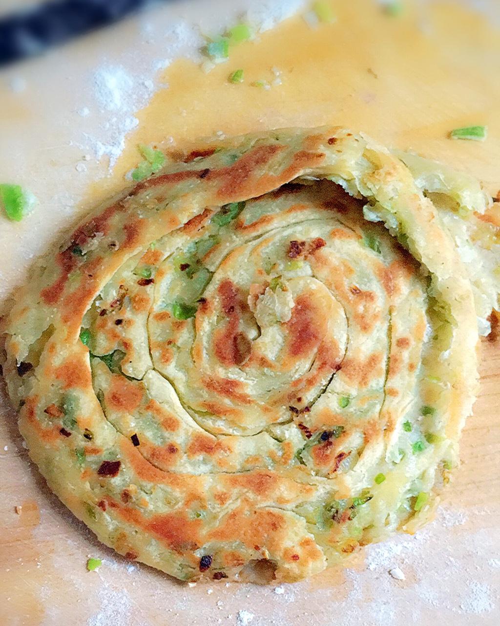 滴答小钟做的葱油饼
