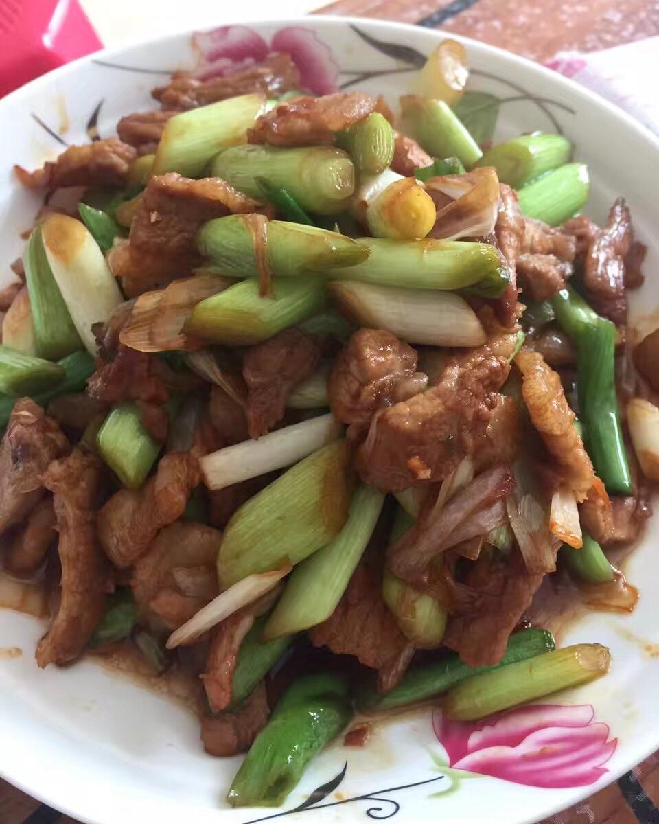 娄三顺做的葱爆肉