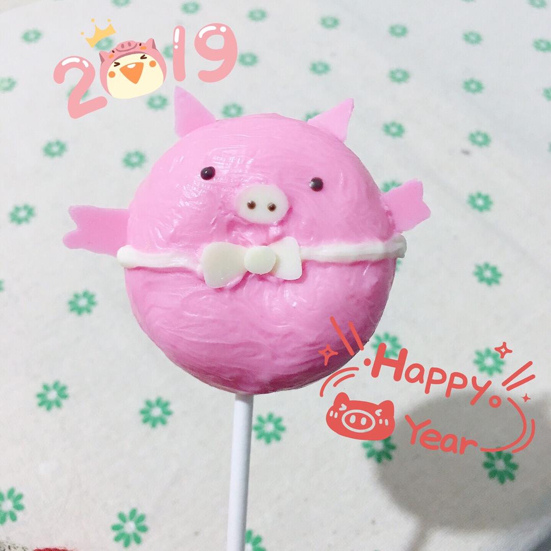小汐妈做的甜甜圈棒棒糖蛋糕