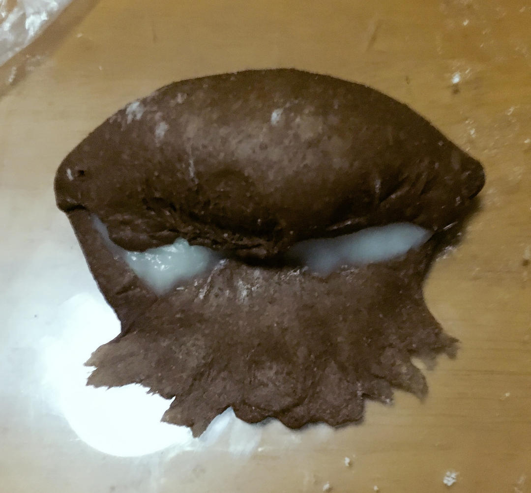 【可可黑麦麻薯软欧（老面版，超详细超啰嗦心得版）的做法步骤图】Moira绵绵-制作