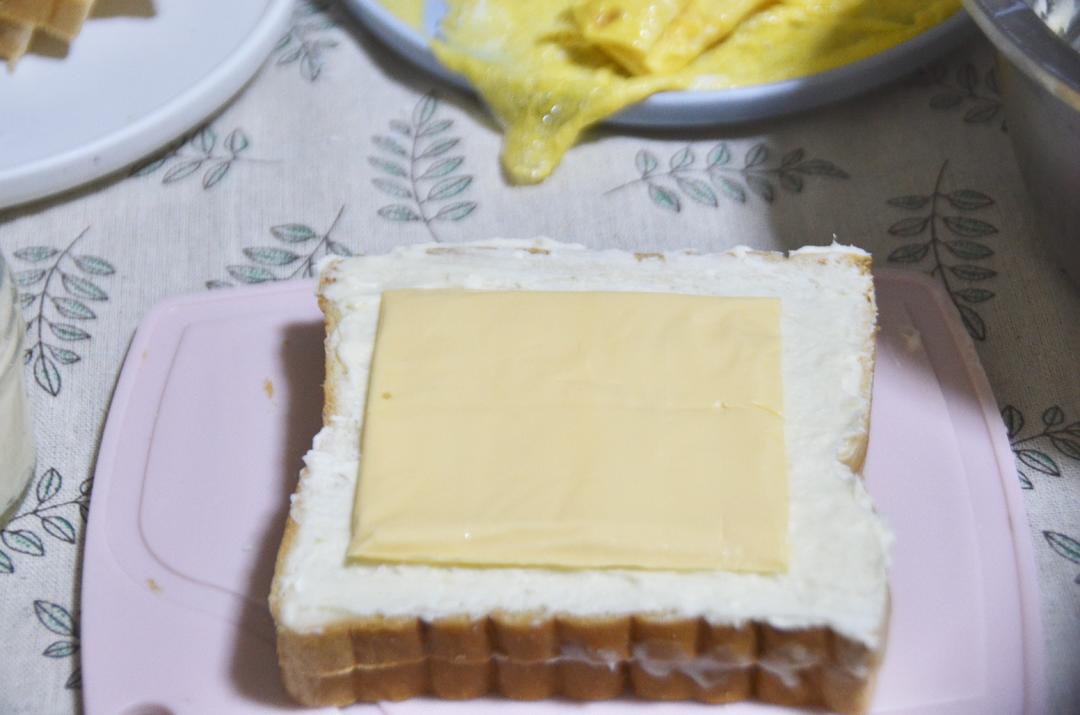 【网红芝士三明治（85&amp;洪瑞珍）的做法步骤图】crazy_go-制作