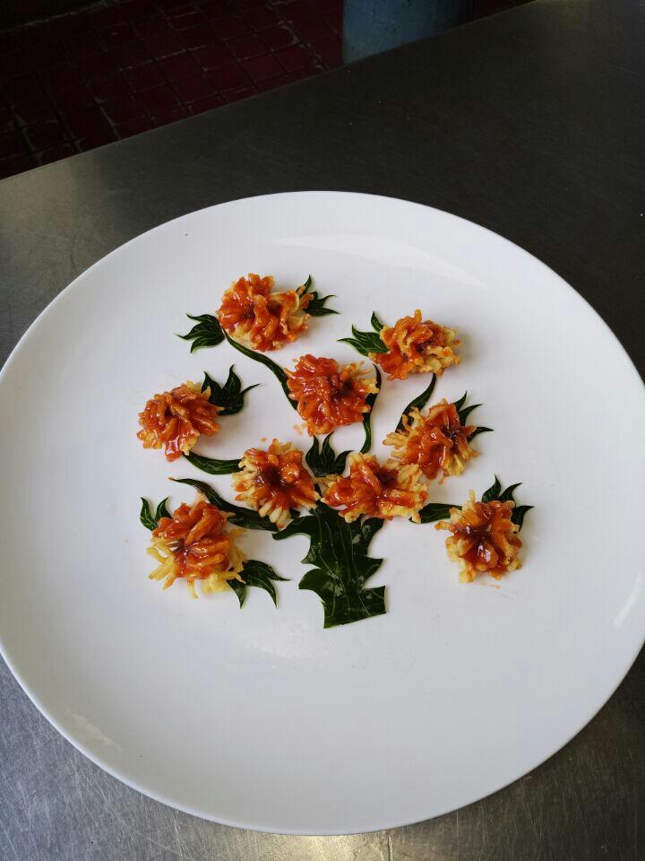 盆景菊花鱼