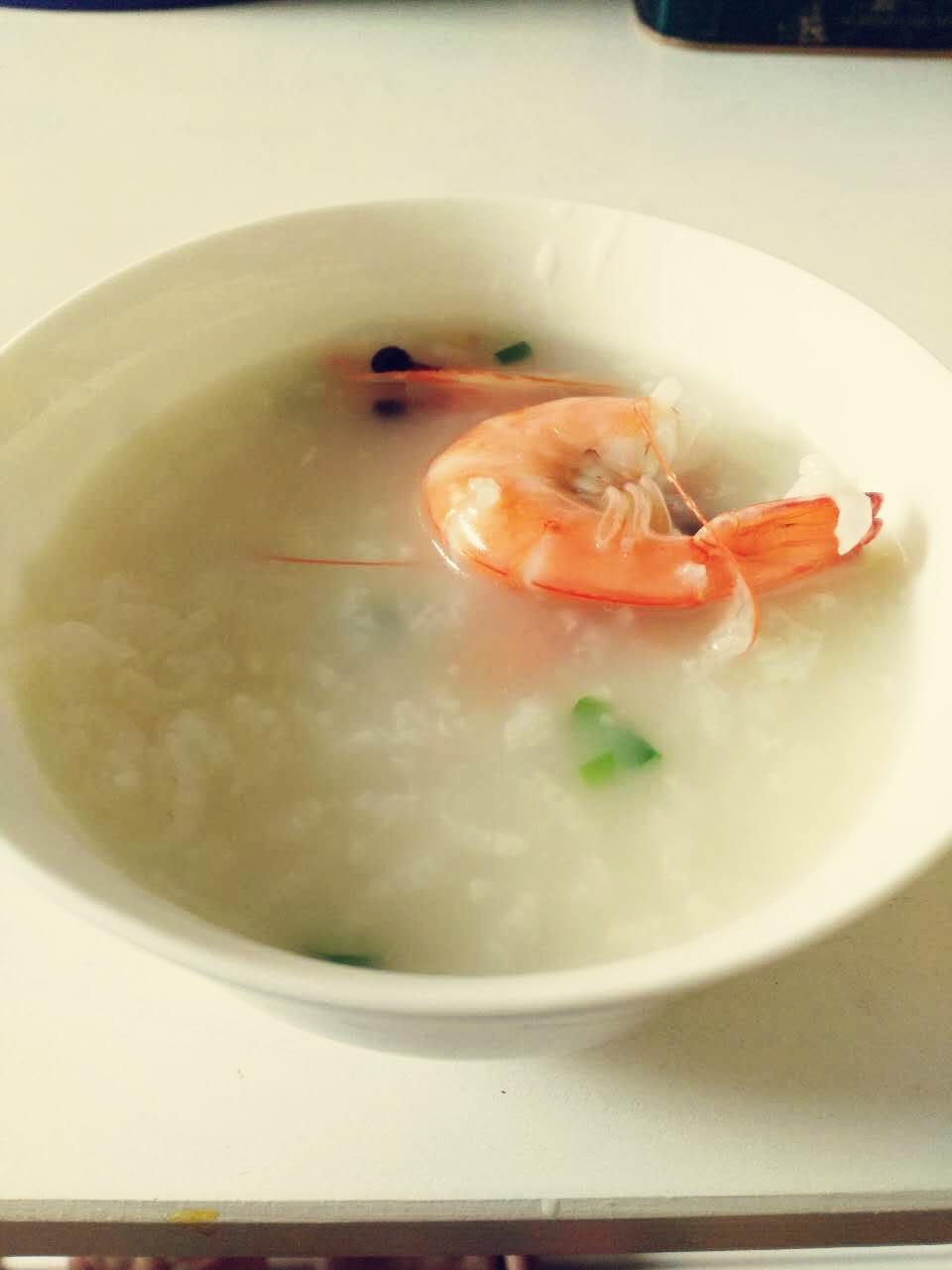 鲜虾粥的做法步骤图,潮汕鲜虾粥怎么做好吃】