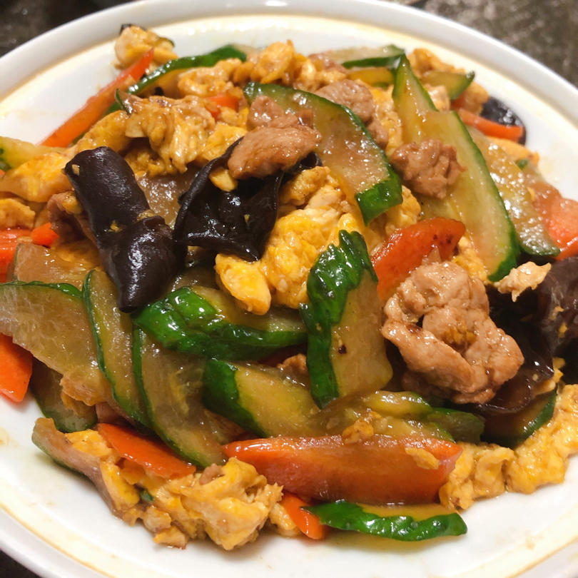 纤尘九月做的木须肉