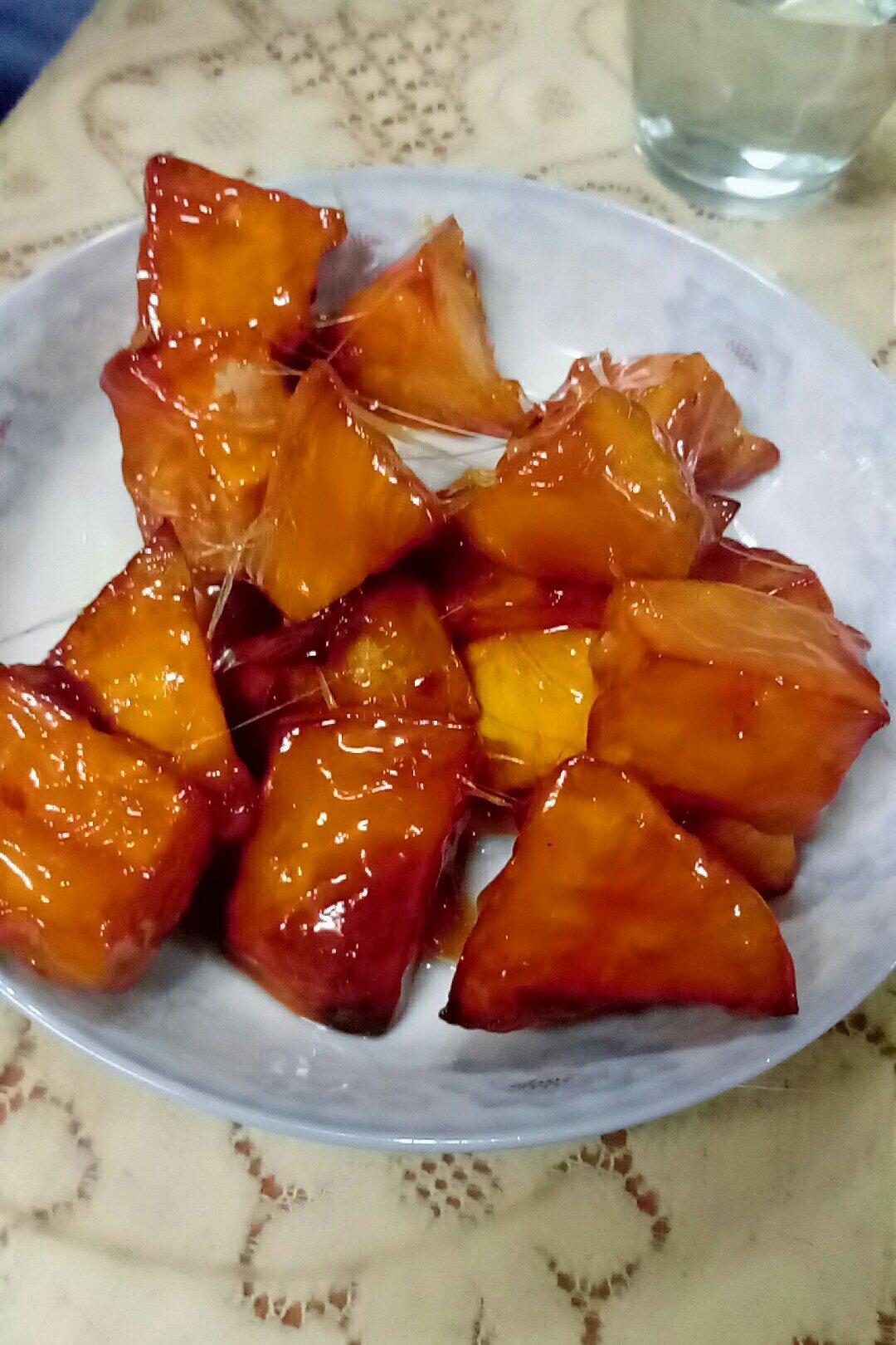 家常菜 拔丝地瓜 手机用户7809_c32m做的拔丝地瓜