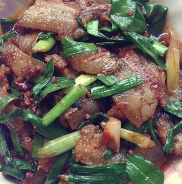 家常菜 四川回锅肉 王文芯妈妈做的四川回锅肉