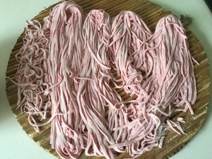 面包机版火龙果皮面条