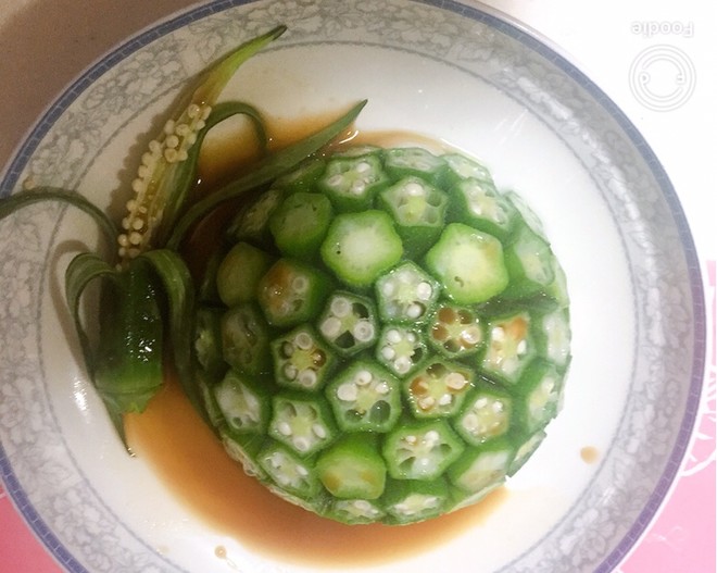 秋葵花球的做法