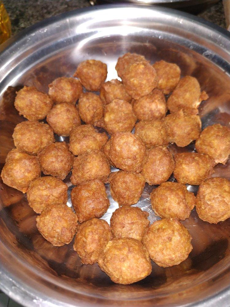快手菜 酥炸肉丸子 素念_0un9做的酥炸肉丸子赞