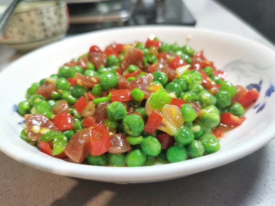 嫩滑豌豆的做法