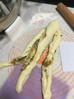中种法的香葱肉松吐司的做法 步骤7