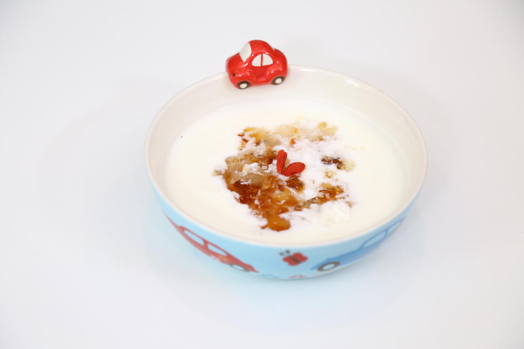 《肿瘤食谱100道》--桃胶皂角米蛋白羹(帮助消化和增加肠道益生菌,改善肠胃不适)