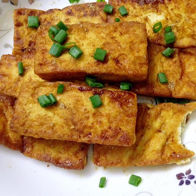 爱痴love做的香煎豆腐--家常豆腐