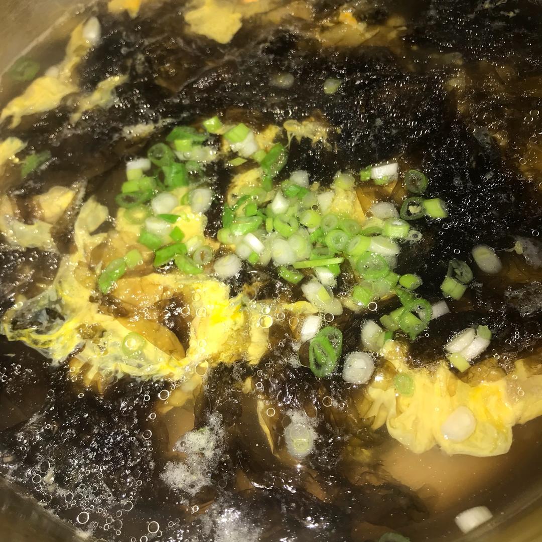 朵朵舒做的紫菜蛋花汤