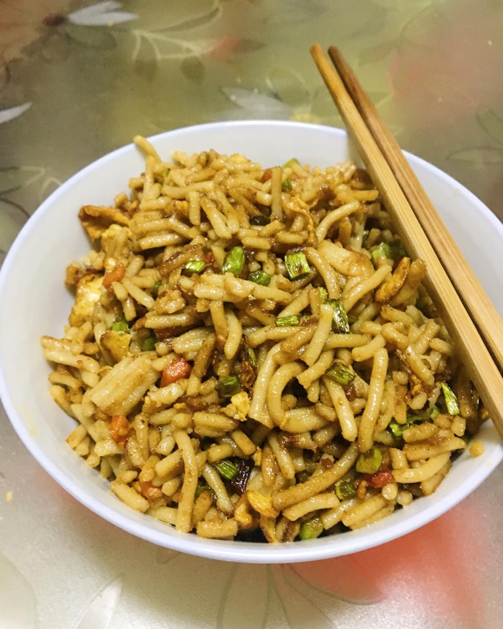 儿童摄影霞霞做的炒莜面
