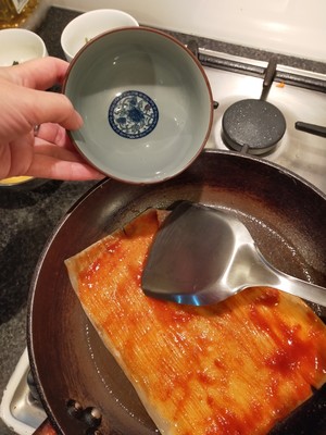 烤冷面(内附自制特色辣酱)的做法 步骤8