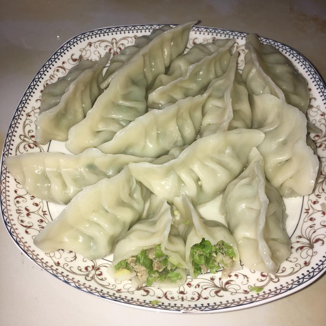 等待春暖花开hjm做的豆角馅饺子