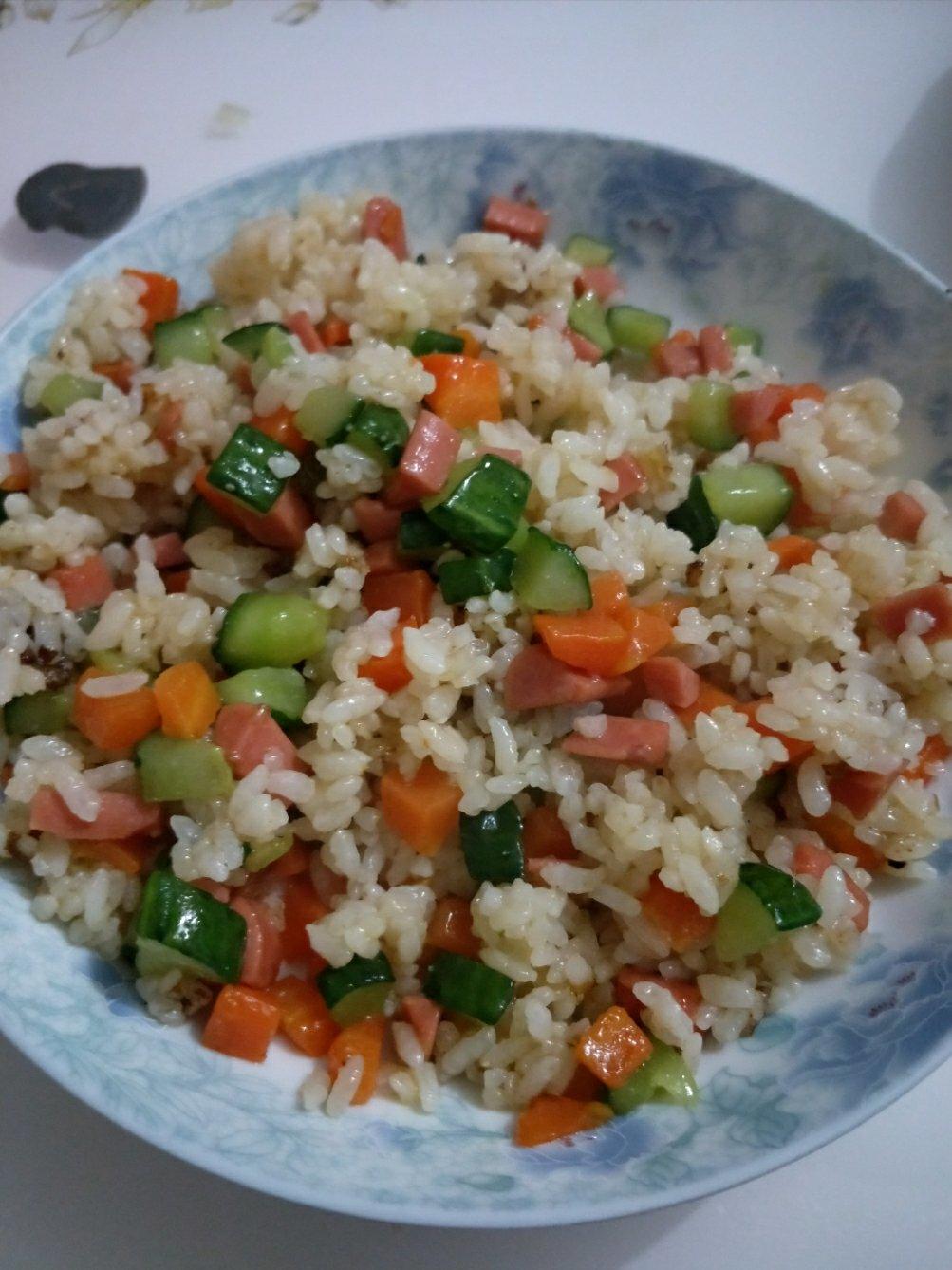 李妍曦宝做的炒米饭