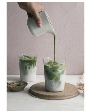 冷粹抹茶拿铁ICED MATCHA LATTE的做法 步骤5