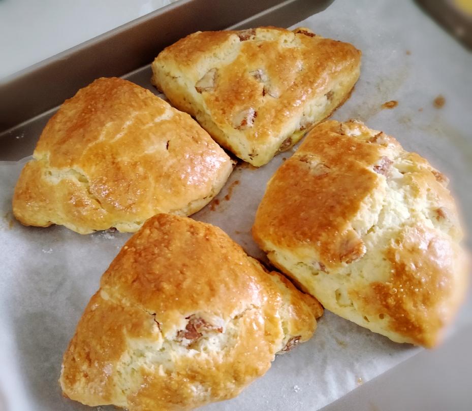 【图林根咸味司康的做法步骤图，怎么做好吃】馋猫儿大厨-制作