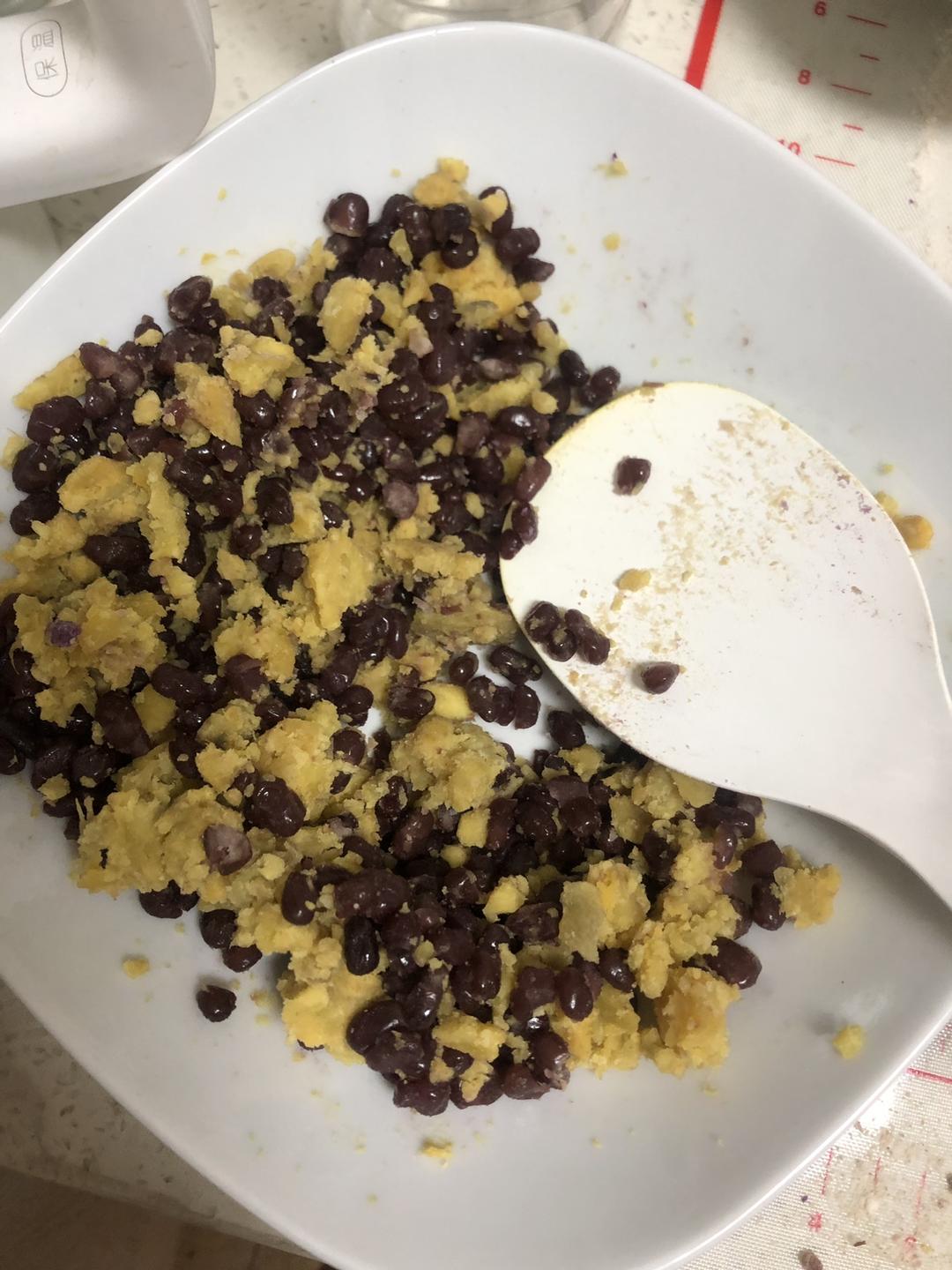 健身餐黑全麦粉欧包馒头的做法 步骤8