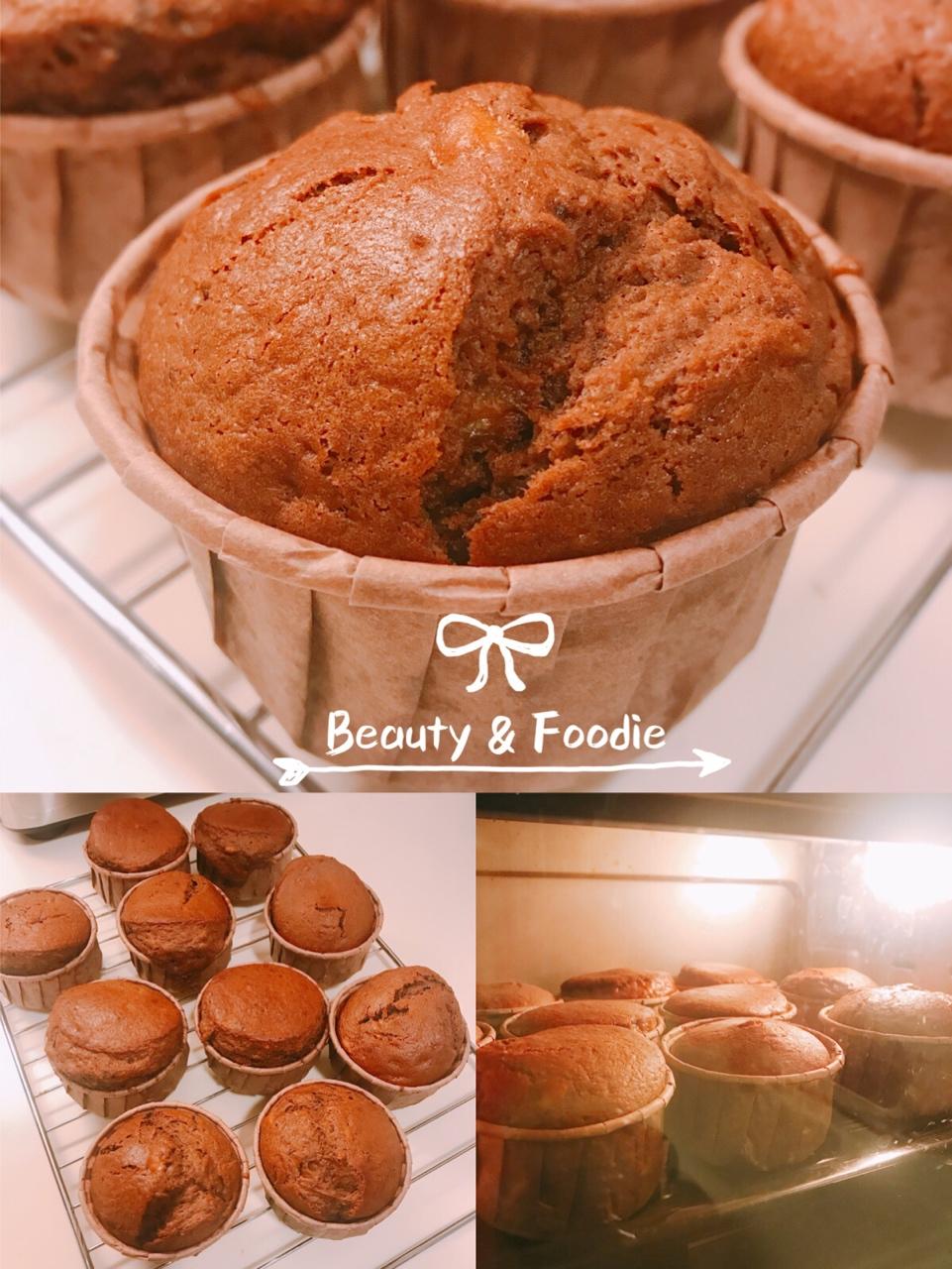小鬼芬妮做的巧克力muffin