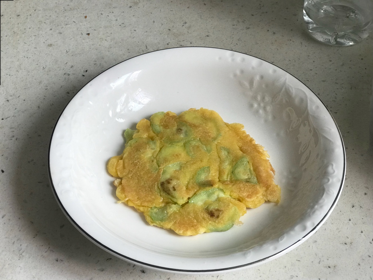 晚风吻别荷花叶做的美味丝瓜饼