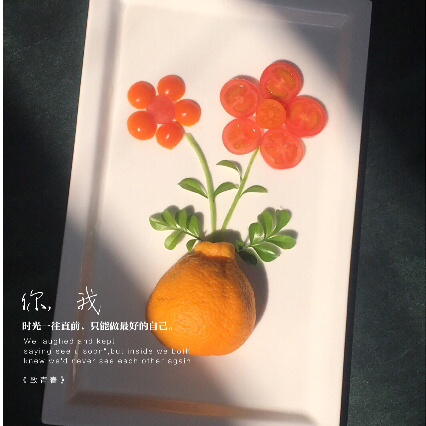 香尼亚做的创意水果拼盘