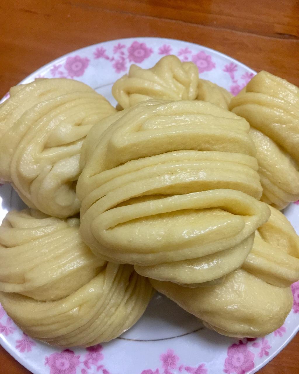 玉米面花卷 下厨房