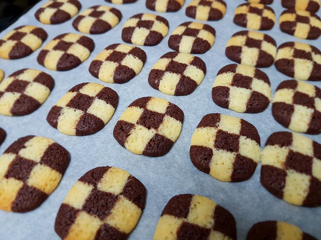 【黑白饼干 Schwarz-Weiß-Gebäck的做法步骤图】QY_德国烘焙-制作