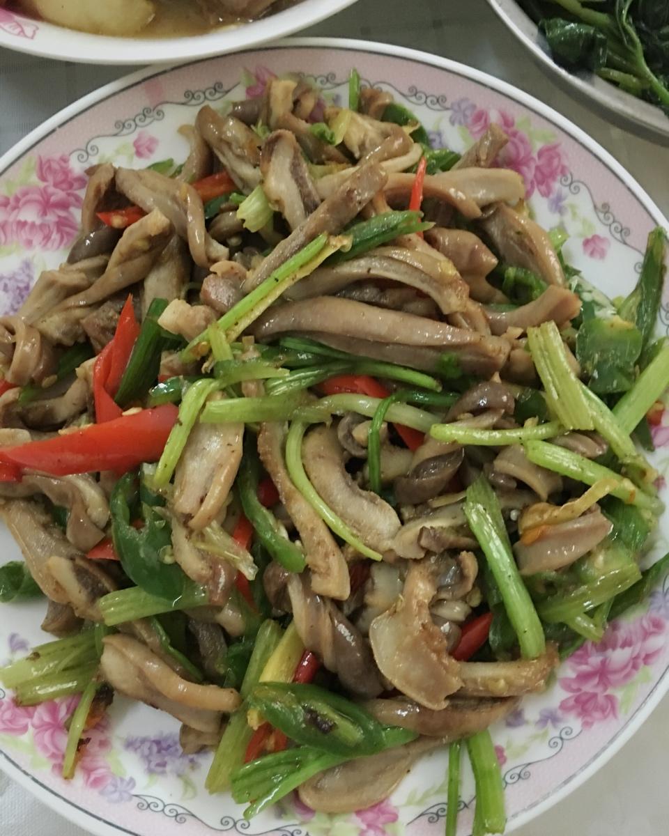 alice9193做的芹菜炒猪肚