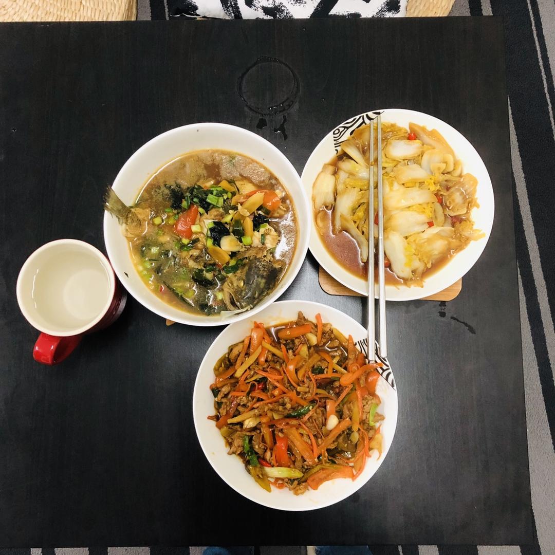 小草的食堂做的晚餐2019年2月27日