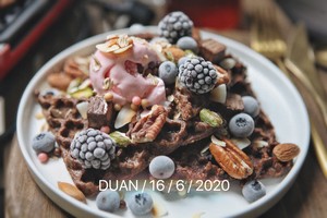 ㊙️黑麦燕麦可可华夫饼的做法 步骤9