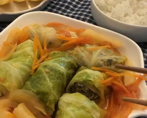 老外版圆白菜酿菜的做法 步骤9