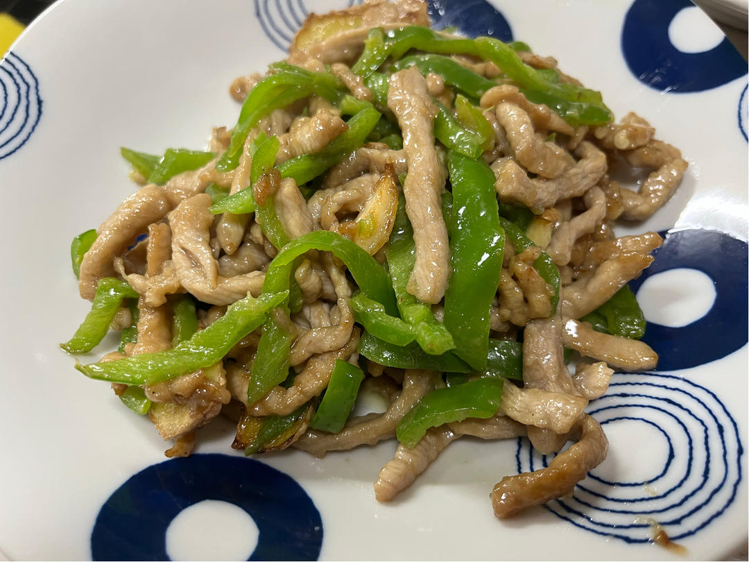 瓇蔓康缔做的青椒肉丝
