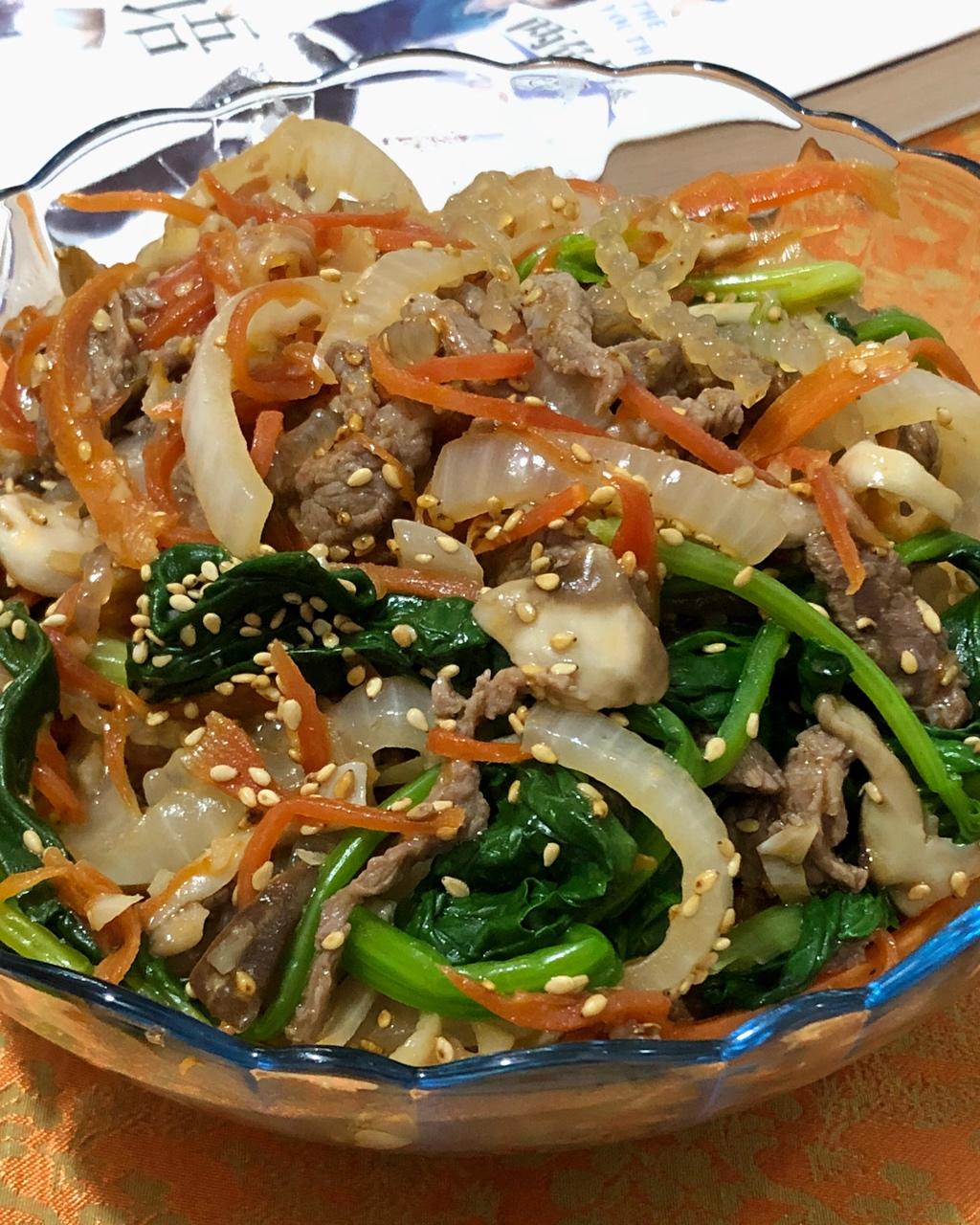 手机用户3359_2b0e做的韩式拌杂菜-japchae