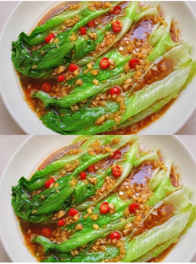 蒜蓉生菜 | 爽脆可口巨好吃下饭,零失败