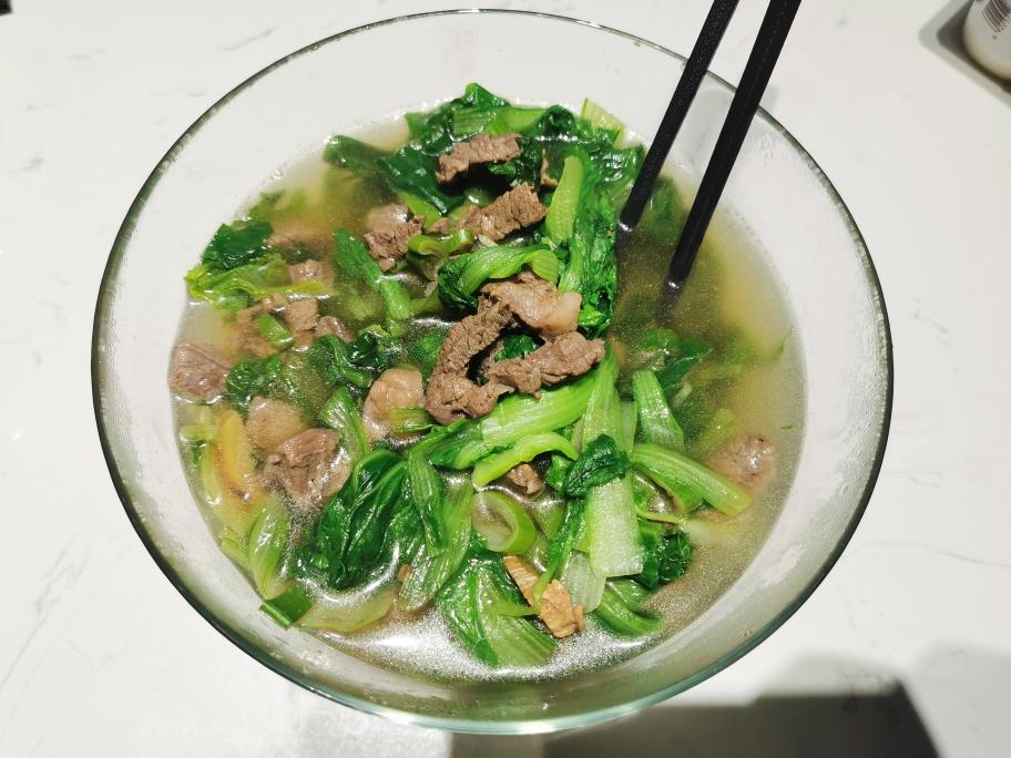 减脂小白菜牛肉汤哥本哈根做法