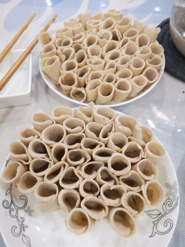 想去看海的安做的莜面窝窝