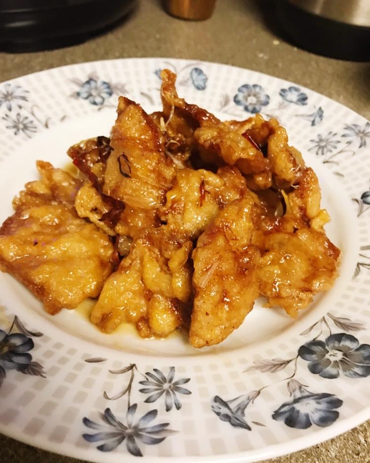技术熊戴小厨做的锅包肉