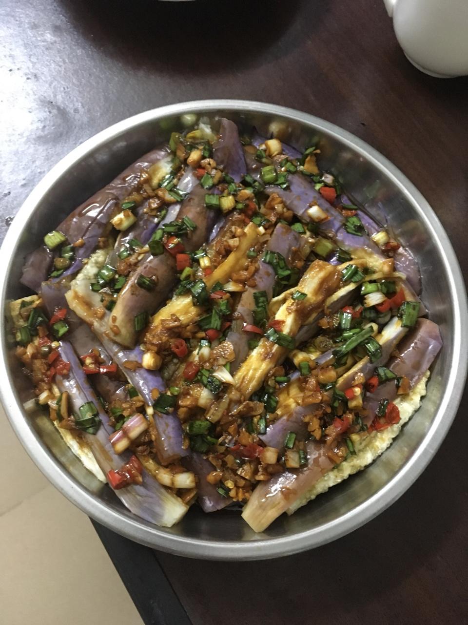 木子9155做的蒜香蒸茄子