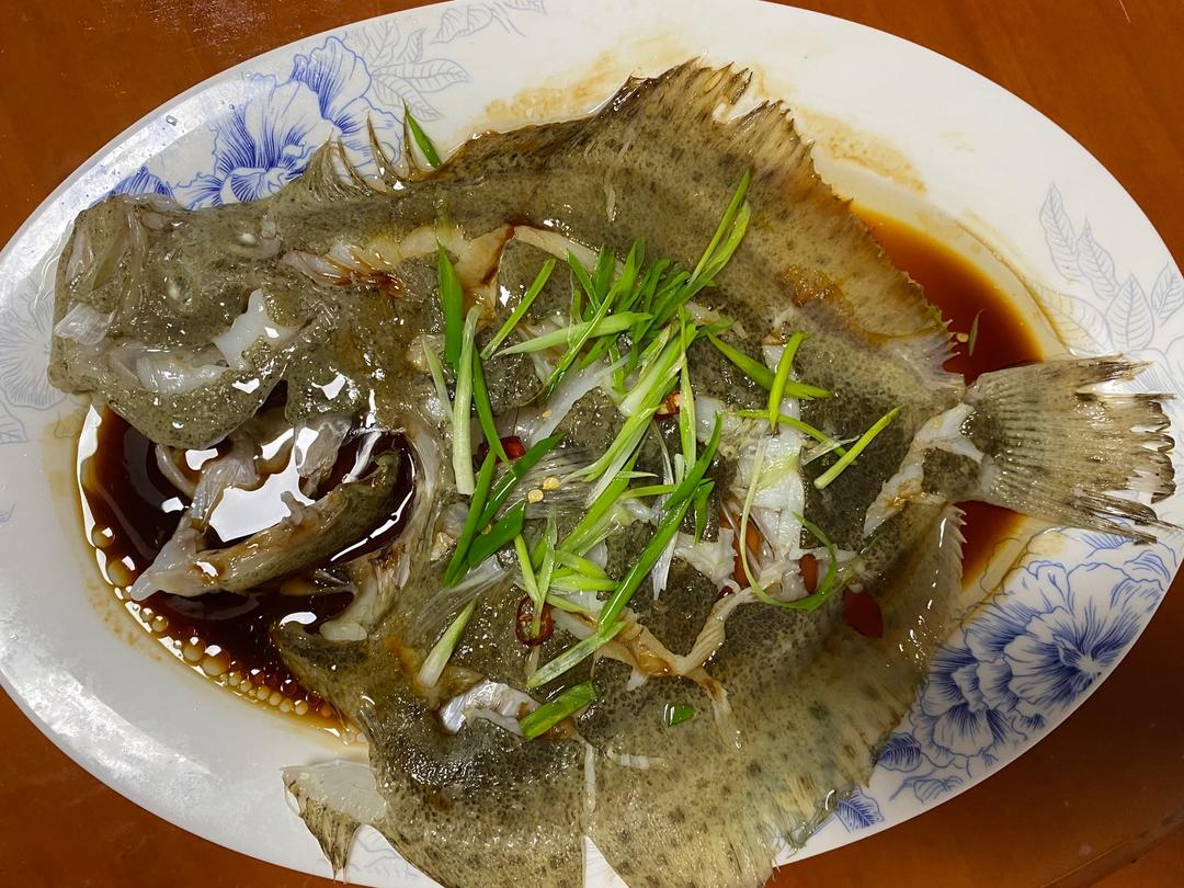 清蒸多宝鱼