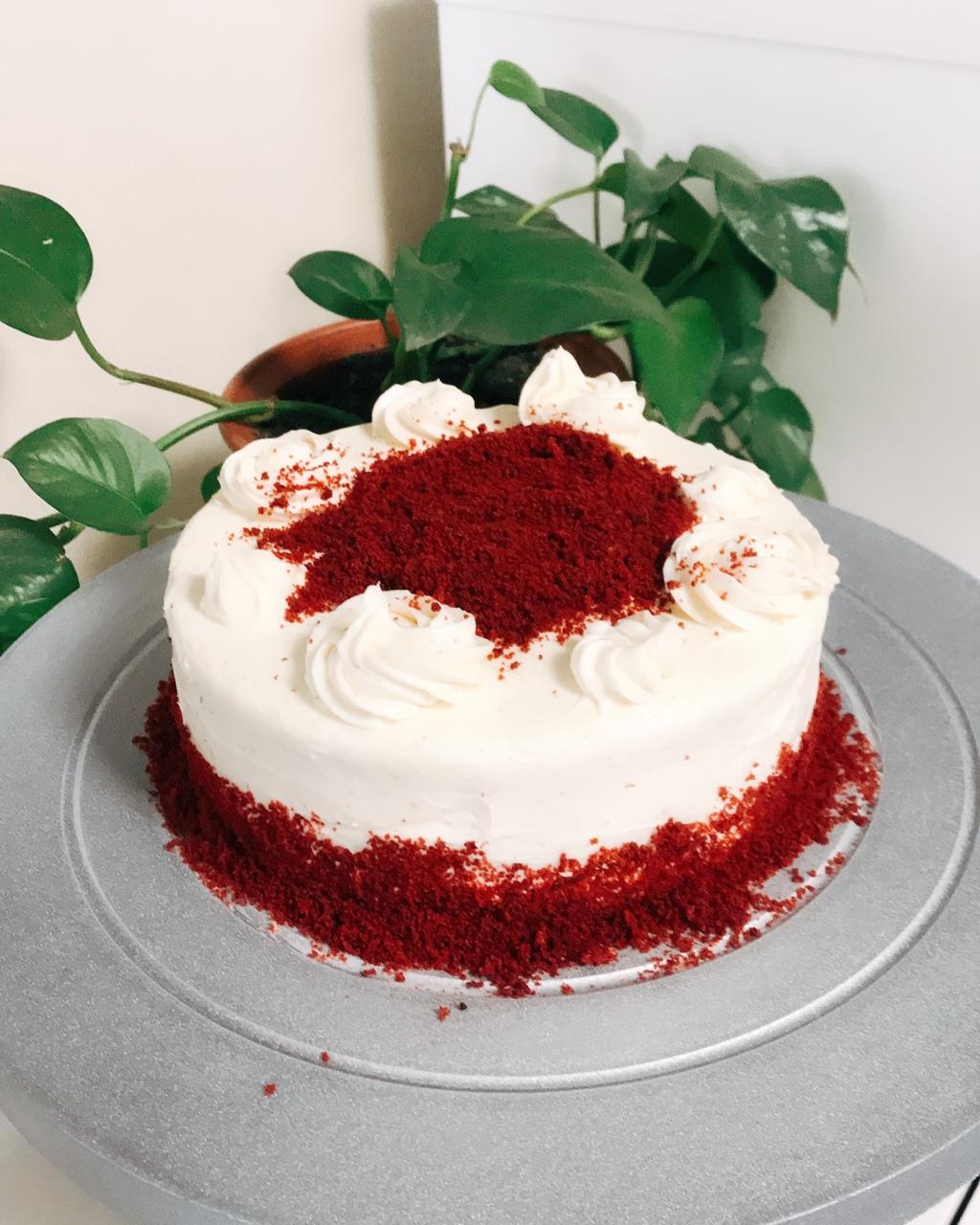 红丝绒蛋糕图片 下厨房