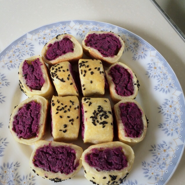joyceni1984做的紫薯小小酥!(最最简单的点心!