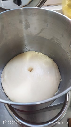 椰蓉面包(烫种法)的做法 步骤5