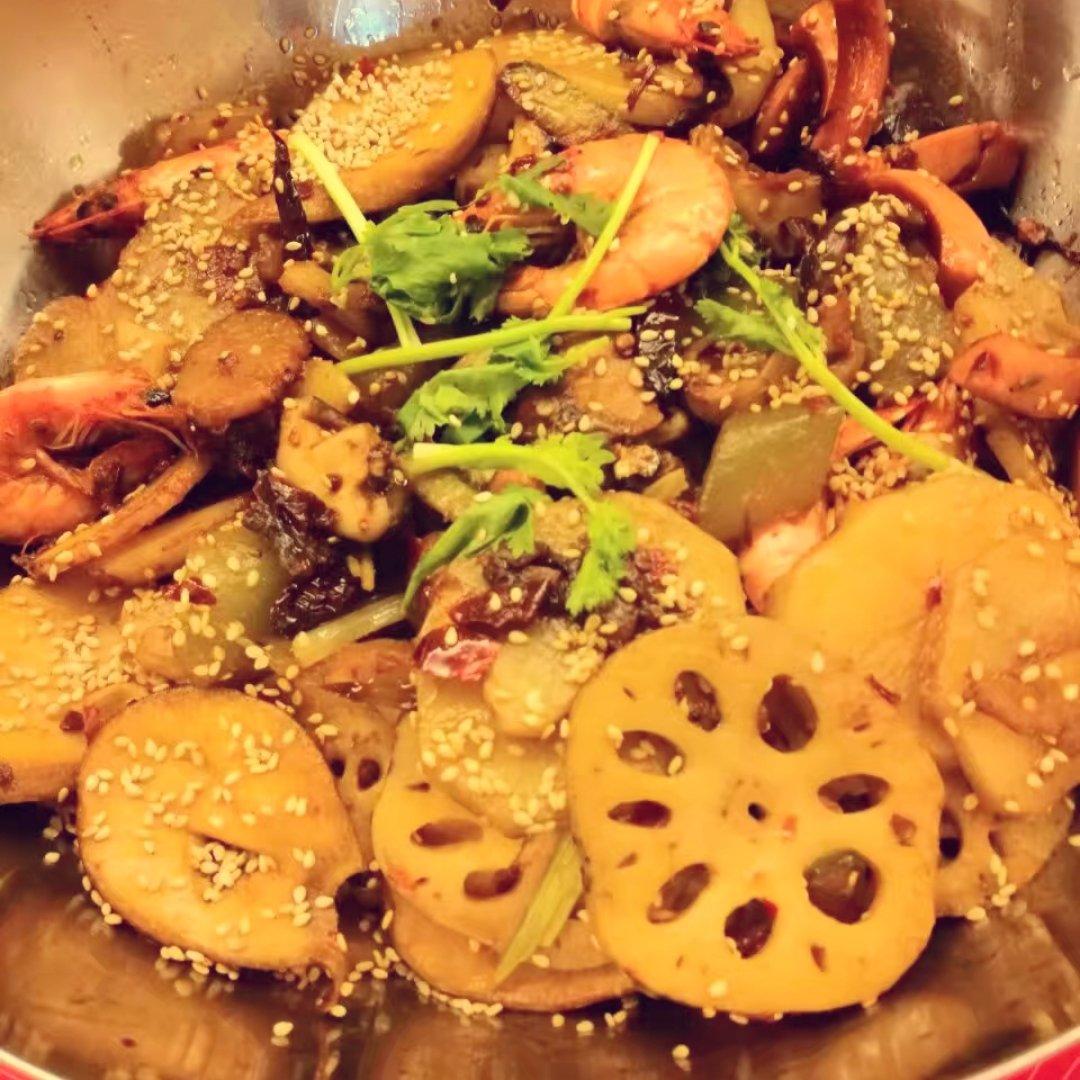 柳哥的花花食界做的自制麻辣香锅