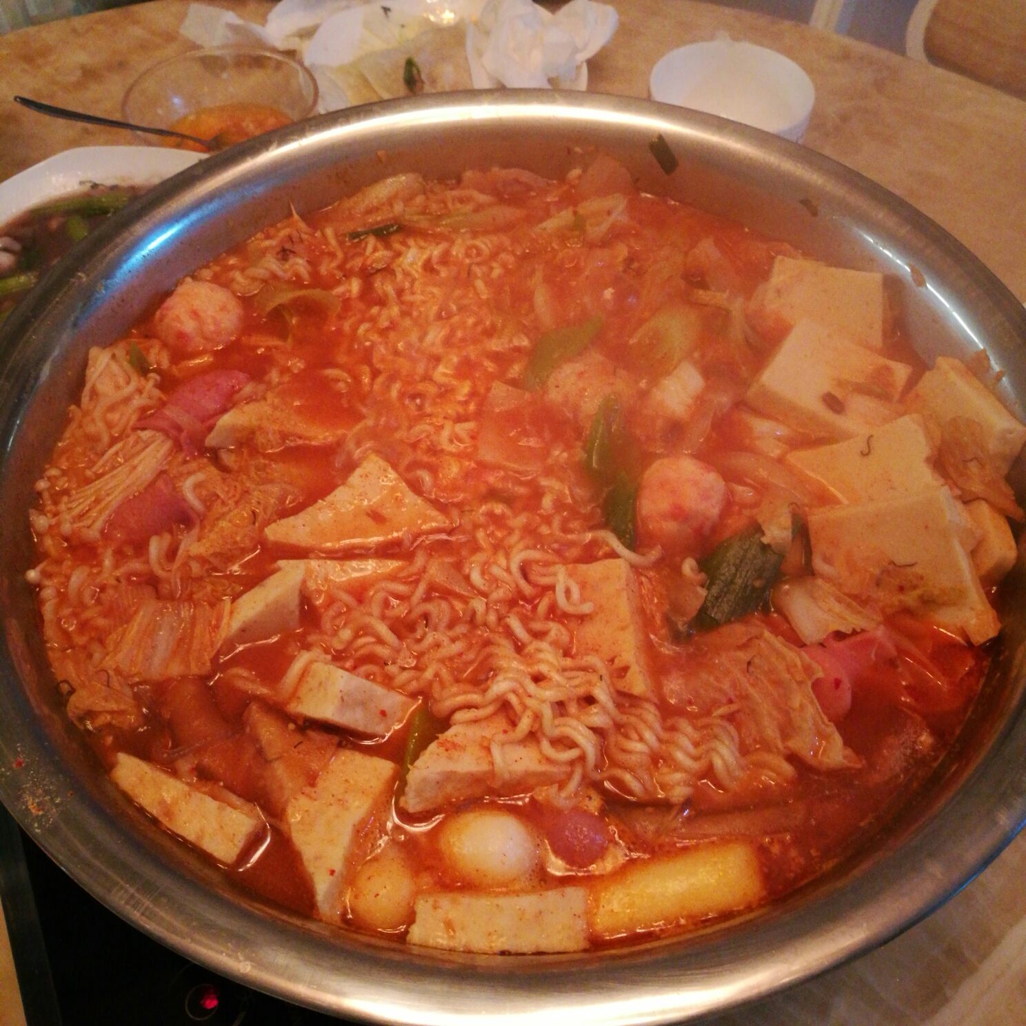 稻花香1992做的韩式部队锅 korean hot pot (budae-jjigae)