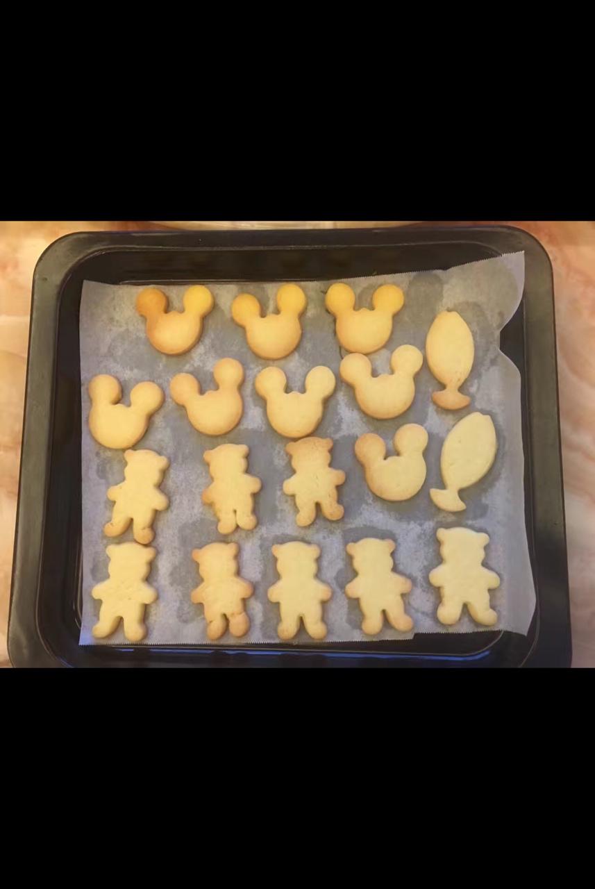 卡通黄油饼干