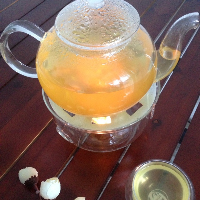 禾子虫工做的蜂蜜柚子茶